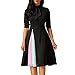 Price comparison product image Amlaiworld Women Dresses ,Women Casual Dress Ladies Half Sleeve DressEvening Party Dress (XXL, Black)