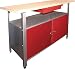 Produktbild Metall Werkbank 1200X600X850mm, 2 Abschließbare Türen