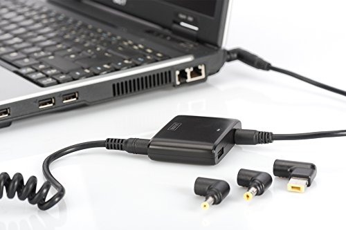 DIGITUS DA-10191 Universal Kfz-Notebook-Netzteil, 90W, USB Port (5V/2,4A) schwarz - 5