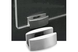 Honiwu Edelstahl-BodenfüHrung, Ersatz bodenführung, Edelstahl 304 glasschiebetür bodenführung Boden Rollenführung Führungsrolle schiebetürsystem zubehör für Rahmenlose gleitende Glastüren DuschräUme