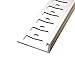 Produktbild Fliesenprofil, 10mm, Silber elox, Aluminium, Winkelabschlussprofil Aspro 2,5m