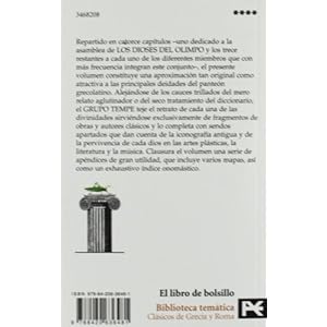 Los dioses del Olimpo (El Libro De Bolsillo - Bibliotecas Temáticas - Biblioteca De Clásicos De Grecia Y Roma)