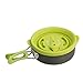 Produktbild tentock Outdoor multifunctioanl zusammenklappbar- und Camping Kochgeschirr Bratpfanne Topf Pfanne, 1.6l für Wandern Picknick Grill Strand