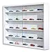 Produktbild h24living Sammelvitrine mit Scheibe Sammlervitrine Glasvitrine Setzkasten Wandvitrine Schaukasten zum Aufhängen mit 4 Einlegeböden
