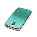 Samsung Galaxy S4 Anti-Scratch Silicone Rubber Case,Samsung Galaxy S4 Perfect-Fit Soft Gel Bumper Case Cover,Herzzer Luxury Elegant [Gradient Color Starlight] Rainbow Bling Glitter Lightweight Jelly Flexible Gel Shell Protective Skin Back Cover for Samsung Galaxy S4 + 1 x Green Cellphone Kickstand + 1 x Green Stylus Pen - Cyan