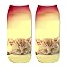 Price comparison product image Fashion Unisex 3D Cat Print Socks, Smony Popular Casual Ankle Socks Novelty Funny Comfortable, Breathable, Colorful Socks (A (freight free), About 20 cm)