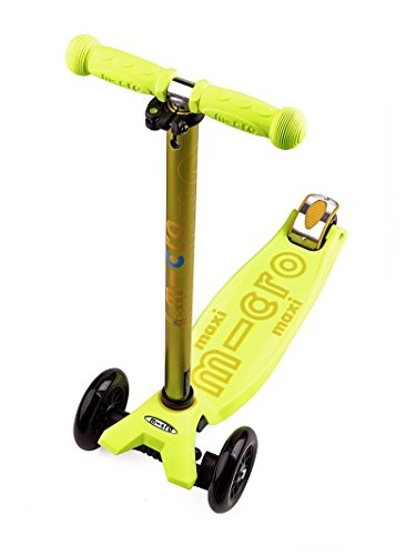 Maxi Micro 3 Wheel Kick Scooter Yellow T Bar Handle for Girls Boys Kids Children reviews Maxi Micro 3 Wheel Kick Scooter Yellow T Bar Handle for Girls Boys Kids Children