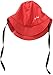 Playshoes Girl's Kids Waterproof Rain with Cotton lining Hat, Red, Small (Manufacturer Size:47cm)