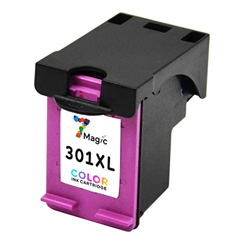 7Magic 2-Pack (1x Schwarz, 1x Farbe) Remanufactured Druckerpatronen Ersatz für HP 301 301XL Multipack Tintenpatronen Kompatibel mit HP Deskjet 1000 1010 1510 1050 1050a 1055 2000 2050 2050a 2054a 2510 2540 2542 2544 3050 3054a 3052a 3055 3059a, HP Envy 4500 4502 4504 4505 4570 5530 5532 5534 5539, HP Officejet 2620 2622 4630 4632 4634 4636 Drucker - 3