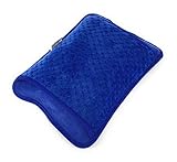  Bolsa agua caliente electrica azul recargable dolor muscular espalda 600 Watt