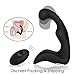 Produktbild J.ZD Silikon Soft Prostate Stimulator Massagegerät mit Cockring, Vibrations Vibrationsmodus für Die Vibrationsanomal Fernbedienung, 9 Wiederaufladbare Mann Frau Paar