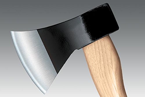 Cold Steel Erwachsene Äxte Axt Trail Boss, Karbonstahl 1055, nicht-rostfrei, geschmiedeter Kopf, Hickoryholz Stiel,, Mehrfarbig, One Size, 615300 - 2