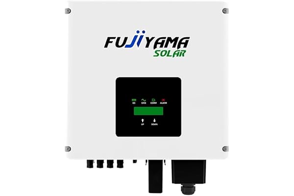 Fujiyama 3-Phase Solar Inverter On-Grid System for Home & Commercial Use UTL App Smart Monitoring Reliable Performance 30% PV Overload 99% MPPT Efficiency 10 Years Warranty (10 KW)