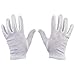 Produktbild 12 Pairs Size 9 100% Cotton White Gloves Health Music Canvas Beauty Work Liner by All Trade Direct