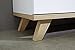 Germania Chest of Drawers, Wood, White/Sanremo-Oak Repro