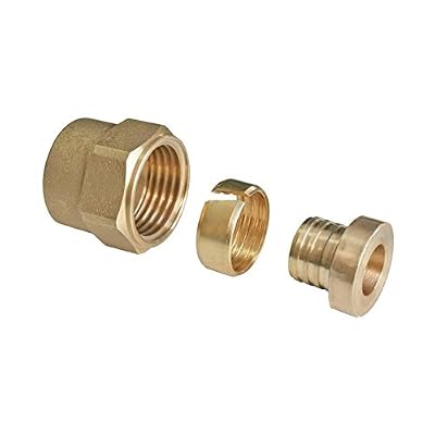 Somatherm 2715-16-15 Raccord écrou tournant 15/21-per 13x16, Gris