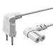 Price comparison product image Hama - Euro Mains Lead, angled on both sides, 1.5 m, white - White (1 Accessories)