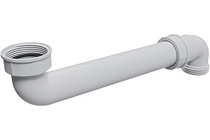 kör4u Arkusz oszczędzający miejsce 1 1/2 cala do zlewozmywaków, oszczędzający miejsce syfon z tworzywa sztucznego do kuchni