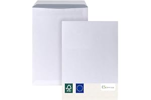 ‎CS WEBKONTOR MADE IN GERMANY 100 Briefumschläge C4 haftklebend ohne Fenster CS Webkontor - Umschläge aus 100 g/m² Kraftpapier - Umschlag in weiß für Briefe, Geschäftspost, tägliche Korrespondenz, Mailings usw.