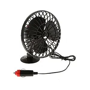 Phenovo Mini Car Fan Cooling Charger 12V Powered Truck Vehicle Cool Air Fan Adsorption Summer