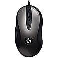Logitech G MX518 Souris Gamer Filaire, Capteur Gaming HERO 25K, 25 600 PPP, ARM, 8 boutons Programmables, PC/Mac - Noire/Gris