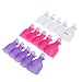 Anself 5Pcs UV Gel Nail Removers Soaker Caps Nail Polish Soak Off Toenail Clips