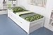 Produktbild Tagesbett / Gästebett "Easy Sleep" K1/1n inkl 2 Schubladen und 2 Abdeckblenden, 90 x 200 cm Buche Vollholz massiv weiß lackiert