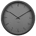 Produktbild Karlsson KA5612BK Wanduhr Cased Index Edelstahl Metall 44 x 44 x 5 cm, schwarz