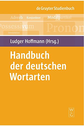 Handbuch der deutschen Wortarten (De Gruyter Studienbuch)