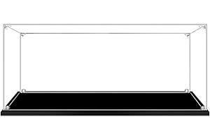 VAVAVIA 1 pièce 65x30x20cm Vitrine en Acrylique Transparente Anti - poussière 3mm, Grande Boîte de présentatio pour Lego 10327 42115 42143 42156 42172 75315 Model