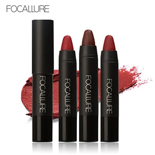 ROPALIA 3 Stücke Matte Samt Lip Gloss Set Wasserdicht Langlebig Akt Tattoo Bleistift Lippenstift - 3