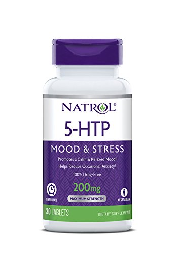 Natrol 5-HTP Timed Release 200 mg  Paquete de 30 tabletas