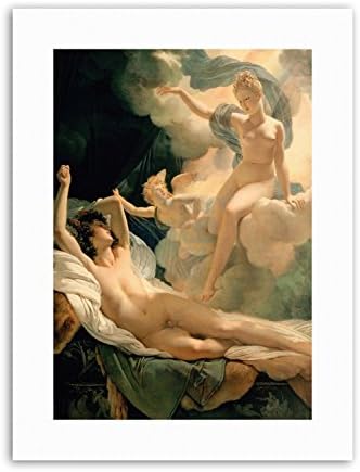 Mythology Greek Guerin Morpheus Iris Painting Portrait Canvas Art Print