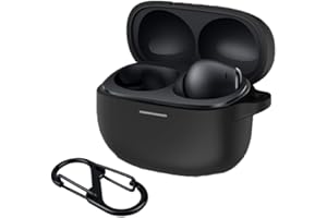 FDHYFGDY Cover Silicone Compatibile con Xiaomi Redmi Buds 6 Pro Custodia Protettiva con Moschettone, Custodia Morbida e Sottile Custodia Protettiva Antiurto