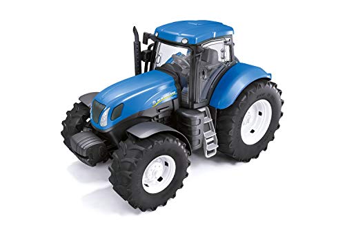 Adriatic S.R.L- Adriatic Trattore New Holland 0682 Gioco in Plastica Estivo Estate Giocattolo 657, Multicolore, 820210