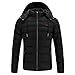 Produktbild Geilisungren Herren Daunenjacke Winterjacke Hooded Puffer Jacket Warm Steppjacke gefüttert mit Abnehmbare Kapuze und Stehkragen Übergrößen Verdicken Wintermantel Übergangsjacke Outwear