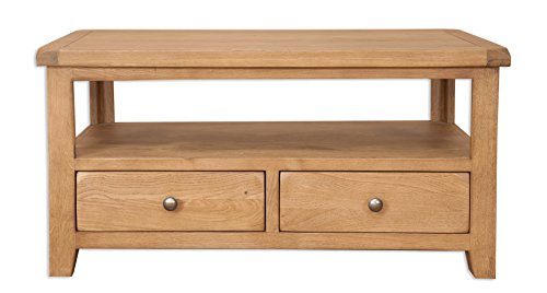 Melbourne Country Living Rustic Oak Coffee Table Tv Table With