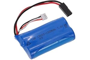 YUNIQUE GREEN-CLEAN-POWER - Batterie Li-ION 7.4V 1500mAh pour SUBOTECH BG1506, BG1507, BG1513 | Haute capacité, Performances élevées | Adaptée pour Drone, Lampe d'urgence, 67x19x37 mm - 96 GR, Bleu
