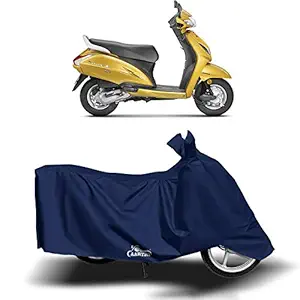 Blue Tree Quality 100% Polyester Two Wheeler Body Cover for Honda Activa 5G (Navy Blue)