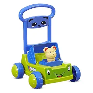 Dash First Step Baby Sit-to-Stand Activity Walker, Baby Push Walker (Green, 9 Months - 18 Months)