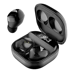 WeCool Moonwalk M3 Bluetooth in Ear True Wireless Earbuds with High Bass, Touch Control Low Latency Earpods with HD Stereo Sound, Digital Display, 24 Hours Battery, Anti Fall Sports Fit, BT 5.1