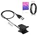 Produktbild elecguru Fitbit Alta HR Ladegerät + 3 Packungen Fitbit Alta HR Displayschutzfolien, 1,65 FT (550 mm) USB Charge Ladegerät Reset Funktion Draht Clip für Fitbit Alta