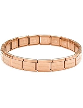 Nomination Starter Armband Classic Edelstahl rose'vergoldet 19cm dehnbar