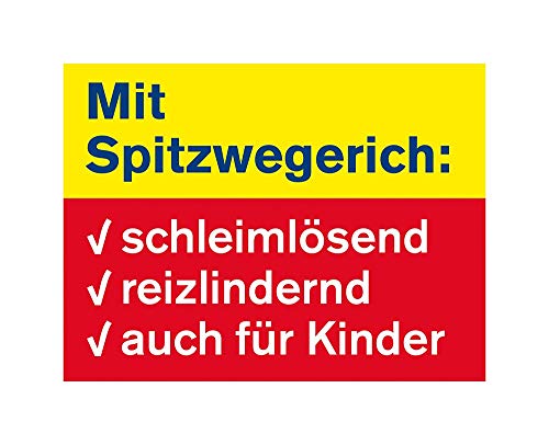 tetesept Husten Saft alkohol- und zuckerfrei – Hustensaft mit Spitzwegerich - erleichtert das Abhusten, wirkt schleimlösend & reizlindernd – 5 x 140 g