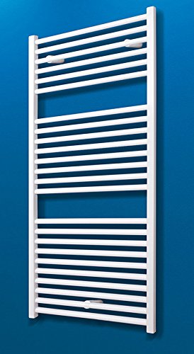 Badheizkörper Seitenanschluss unten Toskana 113x60 cm Design-Heizkörper Bad weiß vom Renovierungsprofi, 1 Stück, 4056397001706