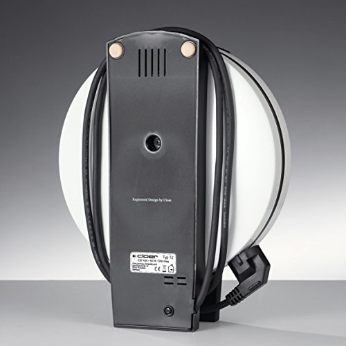 Cloer 120 Waffelautomat für kuchenartige XXL-Waffeln / 1200 W / Backfläche mit 24 cm Durchmesser / Backampel - 5