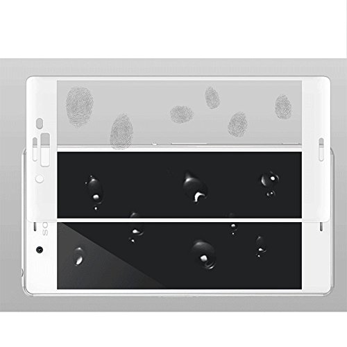 Sony Xperia XZ Displayschutzfolie, AVIDET Hohe Qualität 3D vorgerundet PET HD Ultra-klar glasfolie Display Schutz Folie Vollschutz-mit ultra-Stärke, ultra-klare Transparenz für Sony Xperia XZ, ( Schwarz) - 6