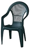 daw plastic chair eames Gewicht (kg): 2,93 Fun Star Stapelsessel Hohe Lehne Vega grün (Ve 38)