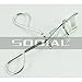 SODIAL(R) Beauty Tools Lash Curler-Nature Curl Style Cute Curl Eyelash Curlers-Silver +Free Cable Tie