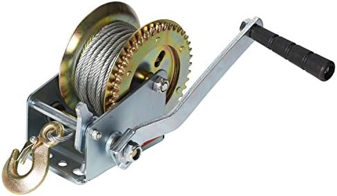 1200LB MANUAL HAND POWERED WINCH BOAT MARINE JET SKI CAR TRAILER WITH 10m